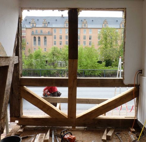 Das erneuerte Balkenwerk