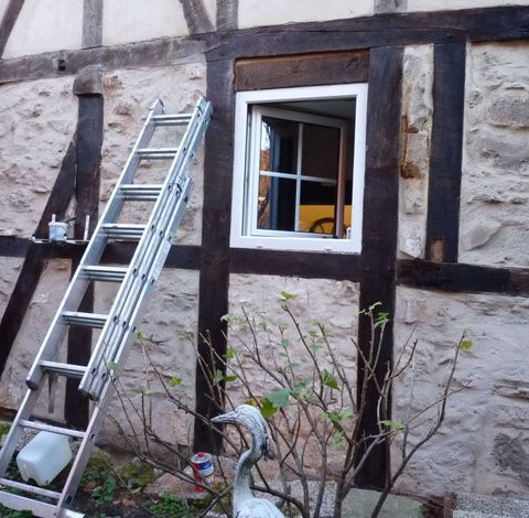 Restaurierung der Ostfassade