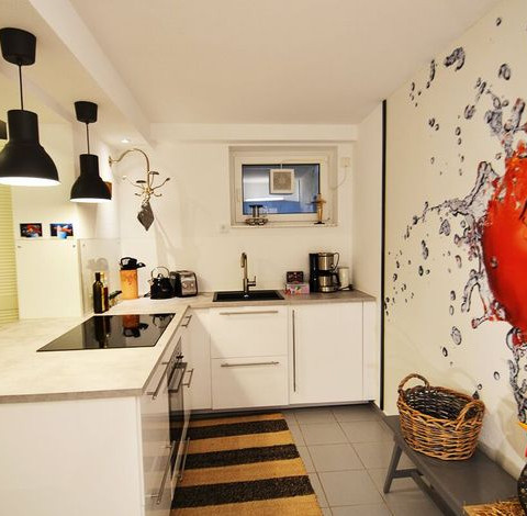 Küche Ferienwohnung Nachtigall