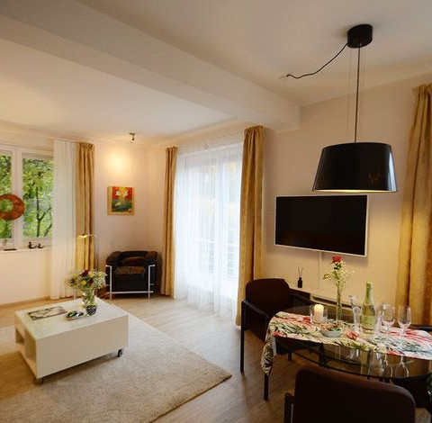 Wohnzimmer Ferienwohnung STAR