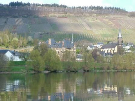Wine village Lieser on the Moselle