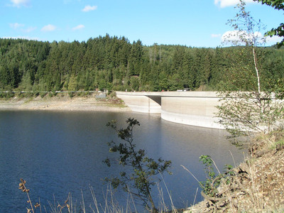 Blick auf die Okertalsperre