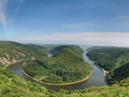 Die imposante Saarschleife bei Mettlach