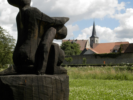 Skulptur auf dem Fränkischen Bibelweg, Seßlach