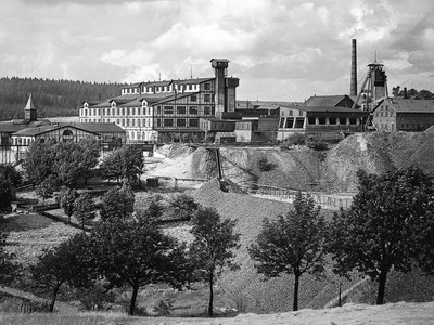 New ore processing at the Ottiliae shaft around 1925