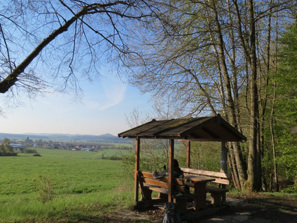 Blick vom Alten Bahnhof Stressenhausen