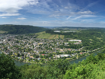Blick vom Starkenburger Pavillon