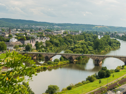 Blick auf das Moseltal bei Trier
