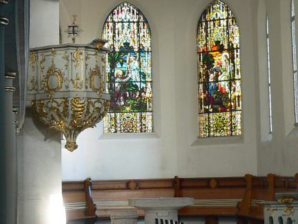 Chor und Kanzel - Johanniskirche - Bad Rodach