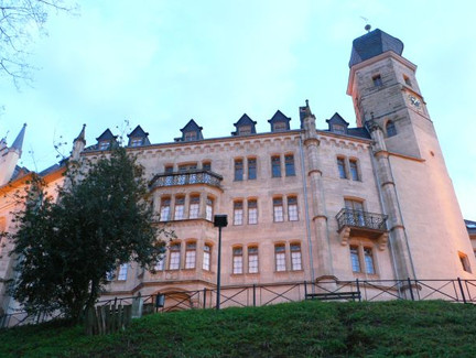 Schloss Callenberg - Blick von der Zufahrt - Beiersdorf