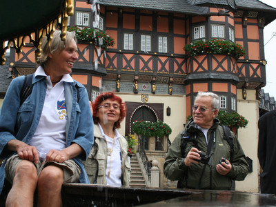 Wernigerode - Wohltäterbrunnen vor dem Rathaus