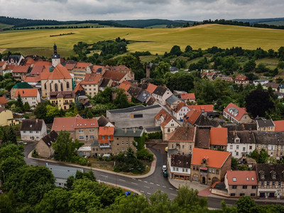 View of Mansfeld from the castle