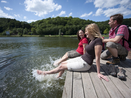 Erfrischung am Waldsee Rieden