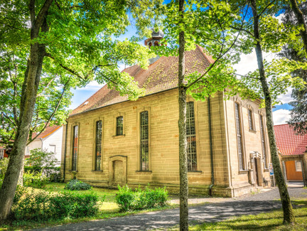 Rückseite der Salvatorkirche - Bad Rodach