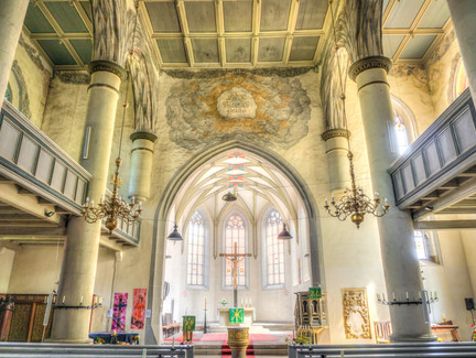 Kirchenschiff und Chor - Dreifaltigkeitskirche - Eisfeld