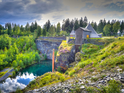 Technisches Denkmal - Historischer Schieferbergbau - Lehesten