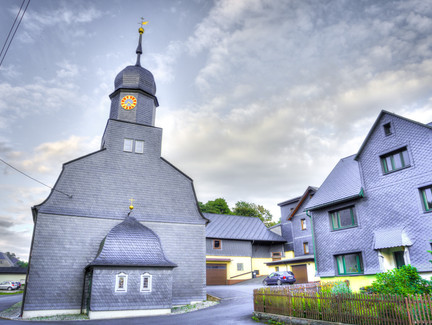 Schieferfassade - Matthäuskirche - Spechtsbrunn