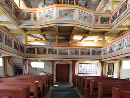 Emporen und Orgel - Michaeliskirche - Fechheim