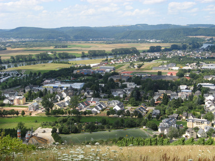 Ausblick auf die Stadt Schweich