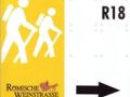 Markierungszeichen Wanderwegenetz Römische Weinstraße