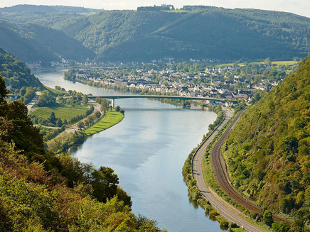 Blick auf Alken und Löf