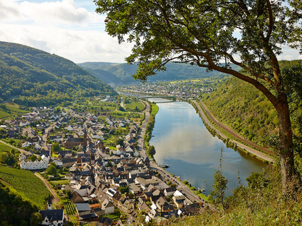 Blick auf Alken und Löf