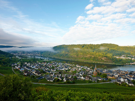 Blick auf Alken und Löf