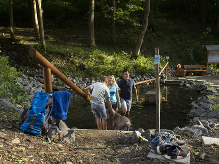 Erfrischung in der Natur-Kneippanlage