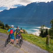 Atemberaubendes Panorama über den Brienzersee