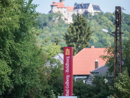 Blick auf die Veste Heldburg