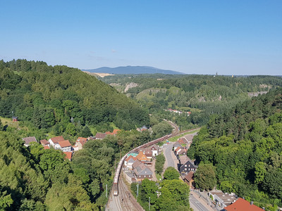 View towards Brocken and Baumannshöhle
