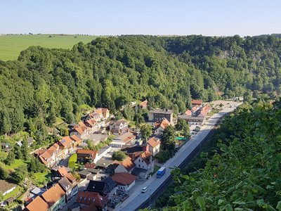 View of the village of Rübeland