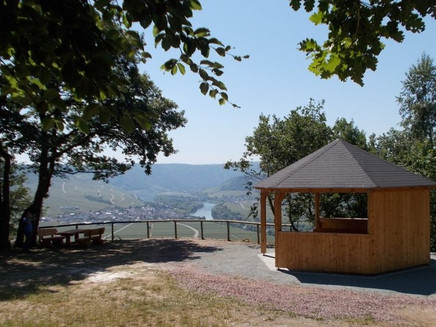 Schutzhütte an der Begegnungsstätte Thörnicher Ritsch