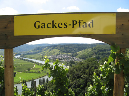 Zielportal am Gackes-Pfad