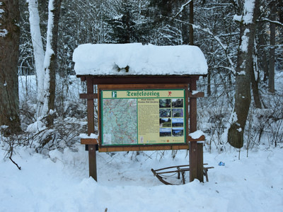 Beginn des Teufelstieges im Elendstal
