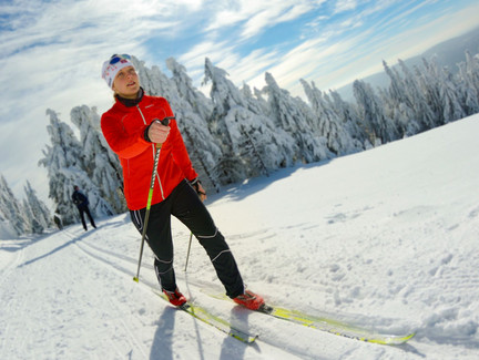 Langlauf auf dem Rennsteig-Skiwanderweg