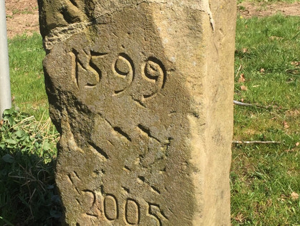 Geleitstein vom Herzogtum Coburg-Sachsen