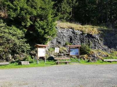 At the dam wall of the Rappbode forebay