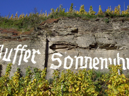 Juffer Sonnenuhr: inmitten der Weinberge