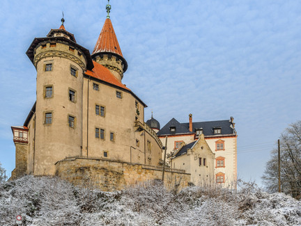 Veste Heldburg im Winter