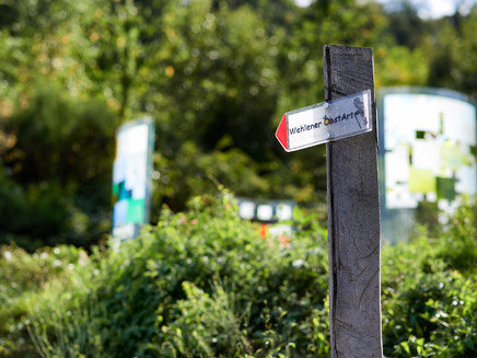 Signposts along the route