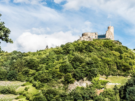 The Landshut Castle above Bernkastel-Kues