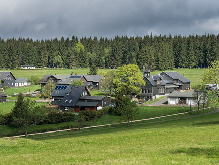 Friedrichshöhe - Versorgungsstelle des 47. Rennsteig-Etappenlaufes