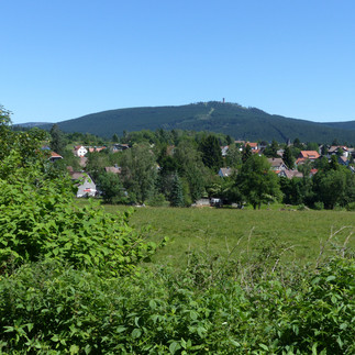 Braunlage mit dem Wurmberg dahinter