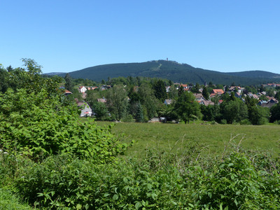 Braunlage mit dem Wurmberg dahinter