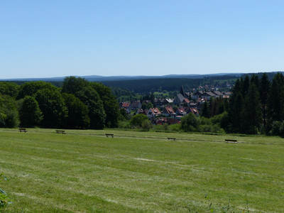Blick über Braunlage in den Unterharz
