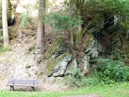 Rest area along the route