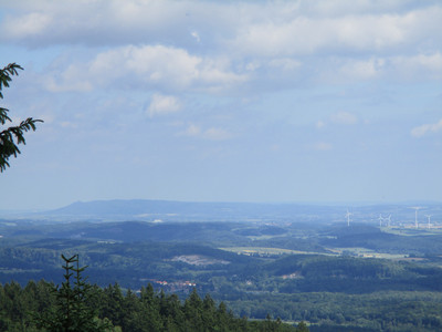 View from Ravensberg to Kyffhäuser