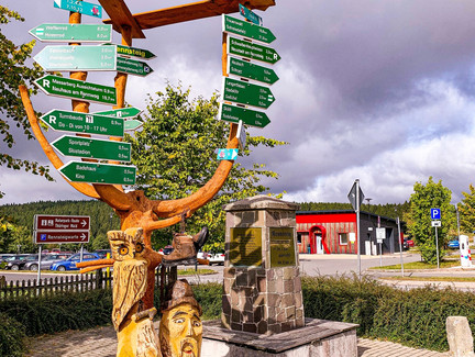 Wegweiser am Rennsteig