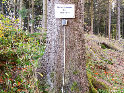 Servicestation für Wanderer